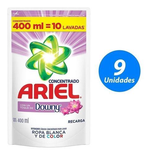 Detergente Líquido Ariel  Concentrado 9x400ml / Superstore-0