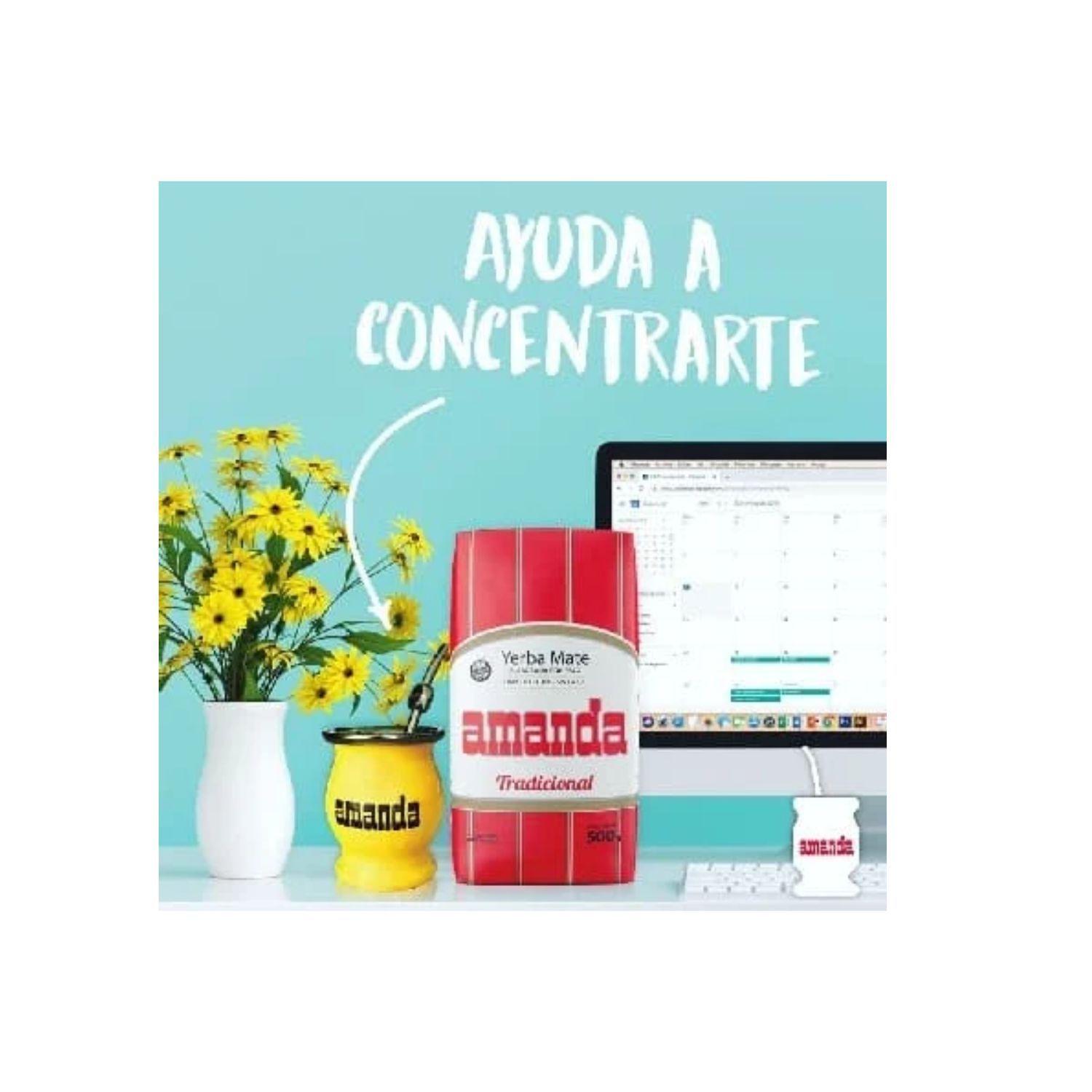 Pack 10 Yerba Mate Amanda Tradicional 500gr-5