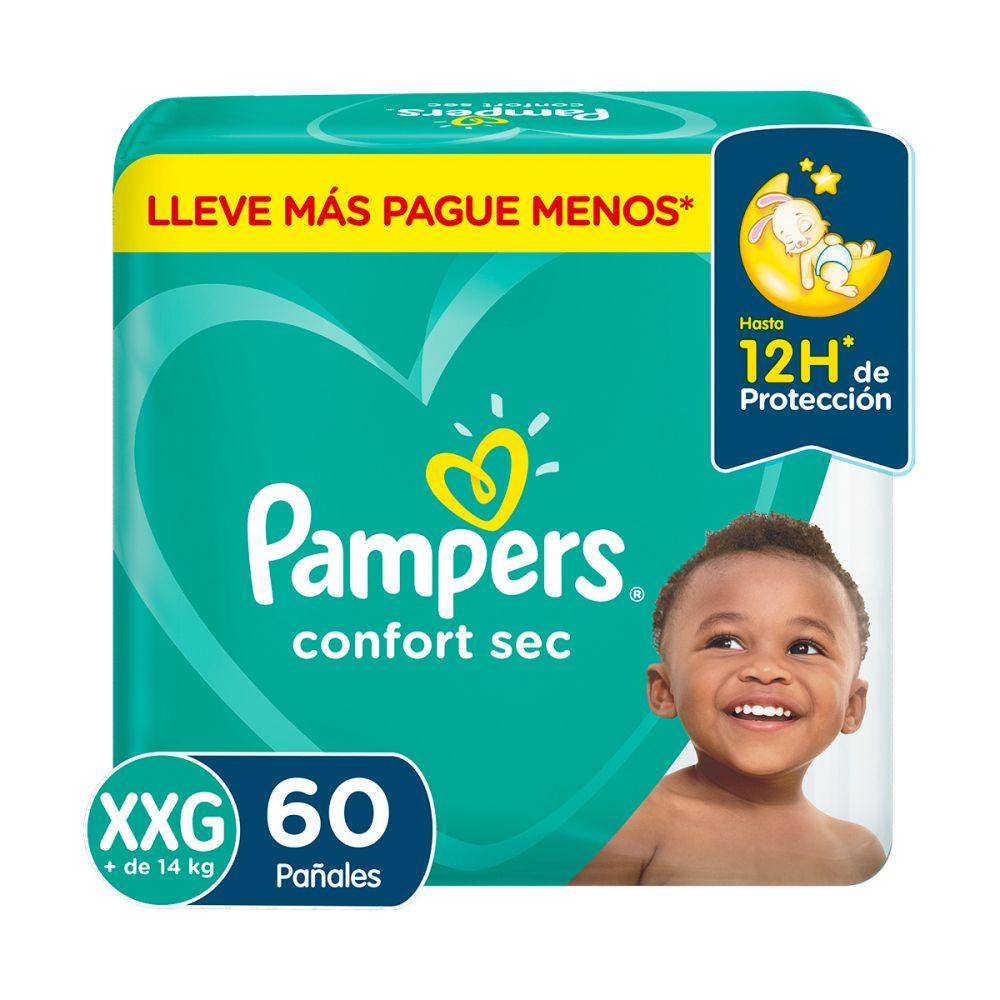 Pampers Pañal Confort Sec XXG x60 Uds-0