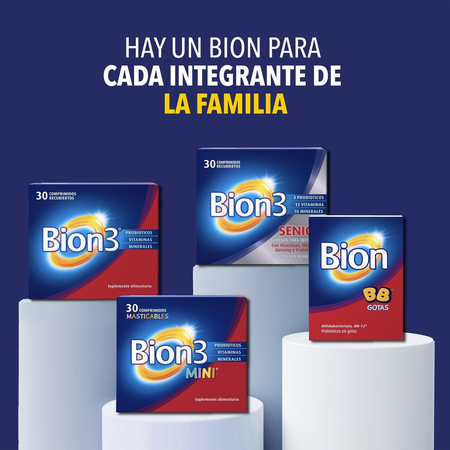 Bion 3 Vitaminas, Minerales Y Probióticos 30 Comprimidos-8