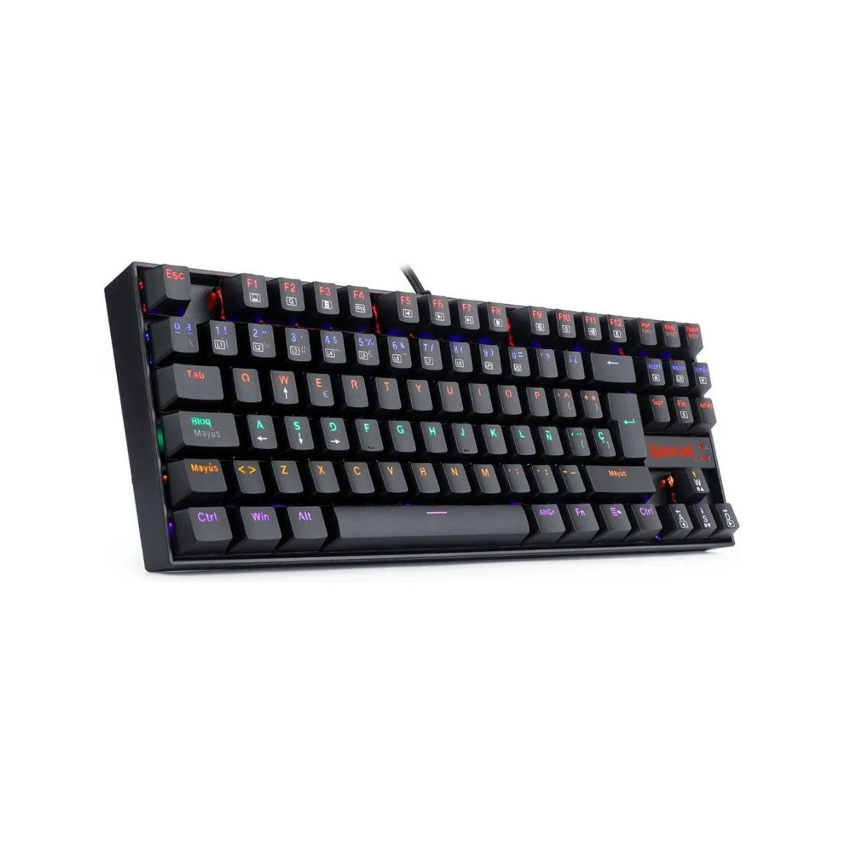 Teclado Redragon Kumara Rainbow K552-kr-sp Negro Español-2