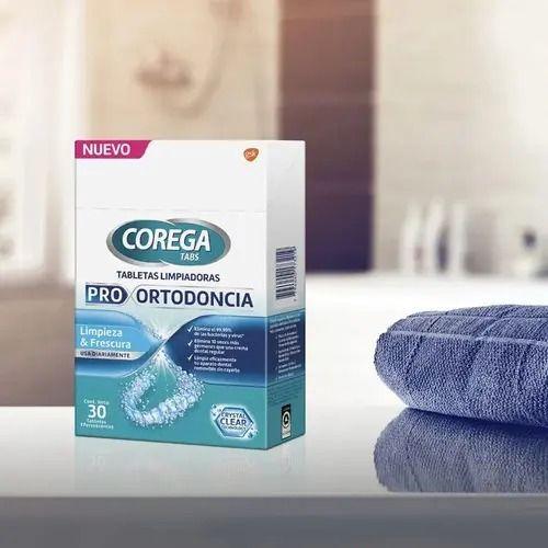 Tabletas Limpiadoras Corega Pro Ortodontics 30 Tabletas-2