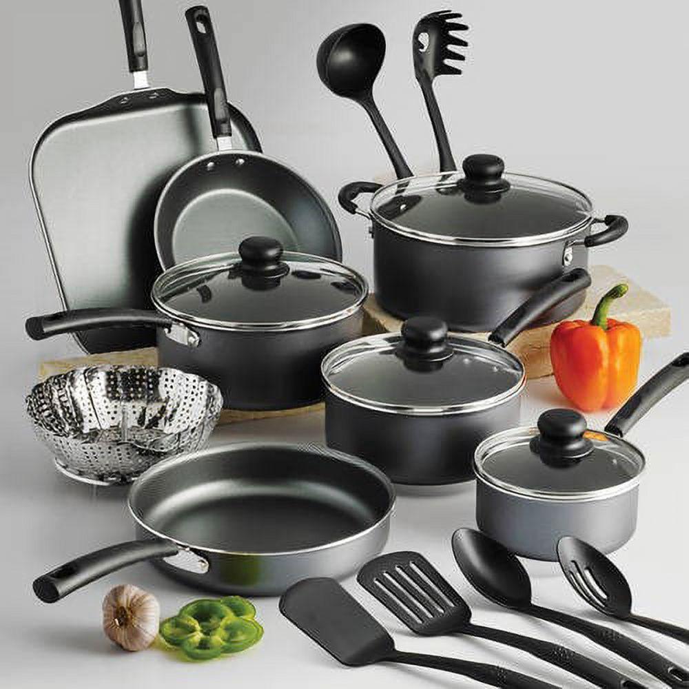Batería De Cocina Juego De Ollas Tramontina 18 piezas Gris-7