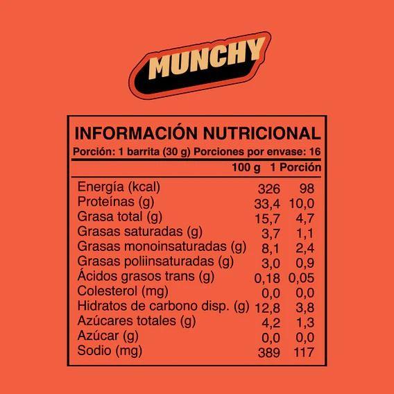 Barritas Wild Protein Munchy Chocolate Maní 16 unidades-3
