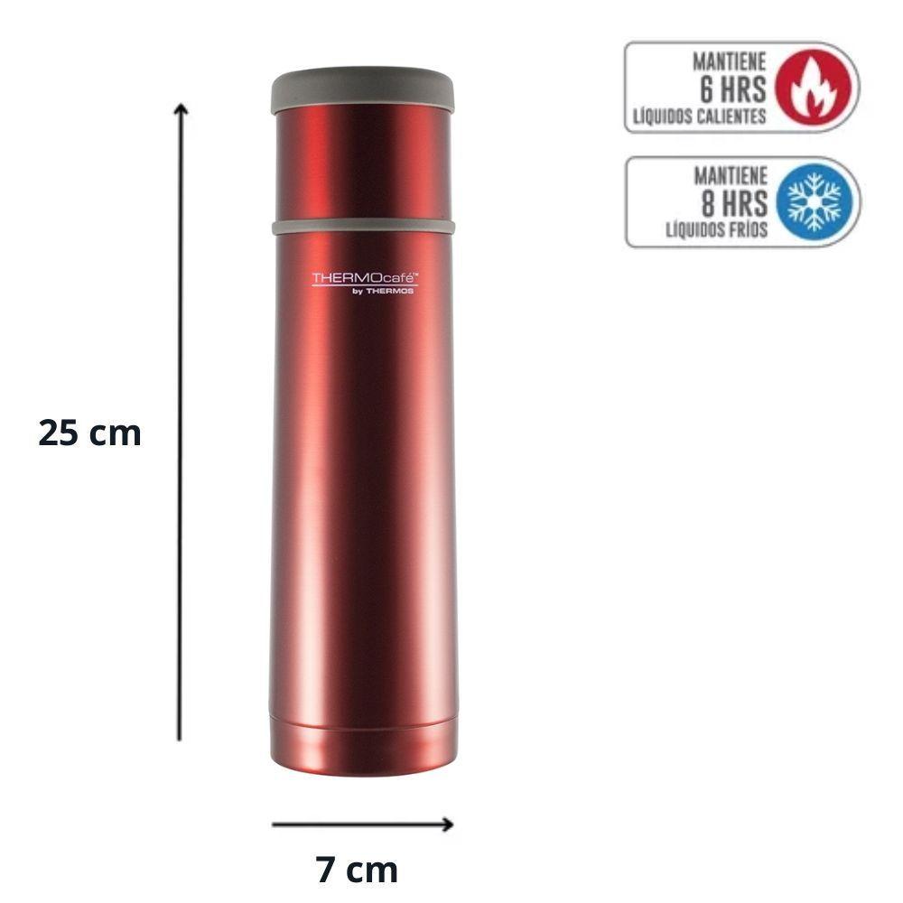 Termo Líquido Thermos Acero Inoxidable 500ml Rojo-1