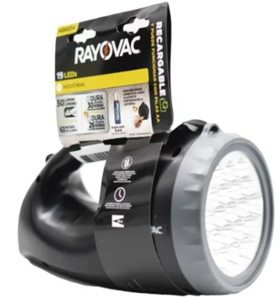 Linterna Rayovac Recargable 19 Led / Superstore-2