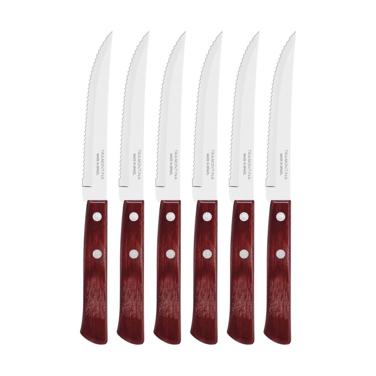 Pack Tenedor Tramontina Mango Maderax12ud+Cuchillo 5Pulgadas-4