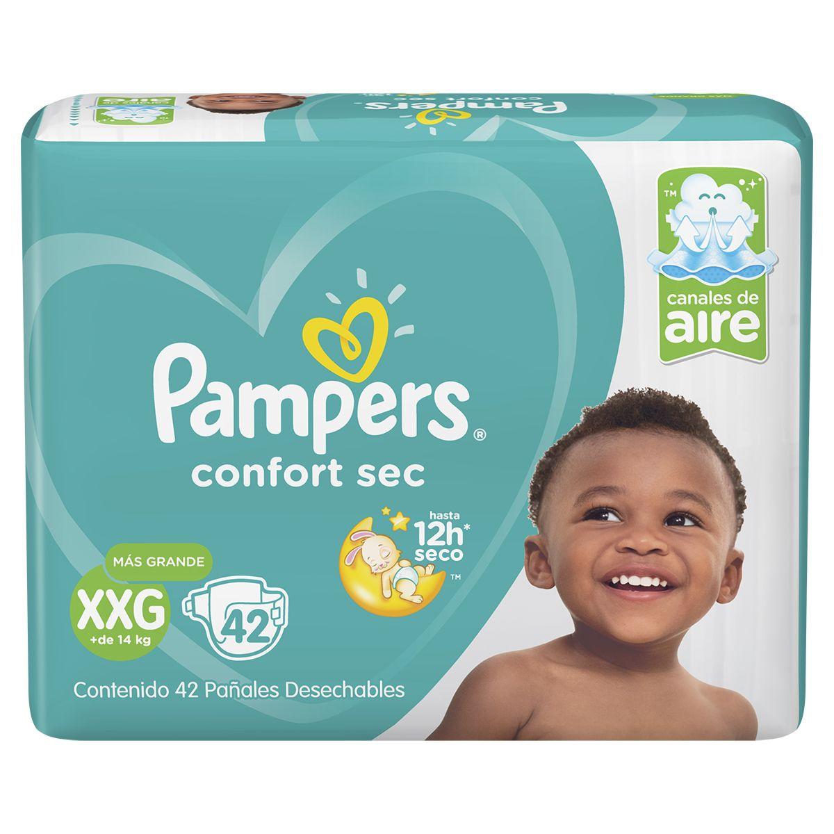 Pañal Pampers Confort Sec Xxg 42 Unidades-0