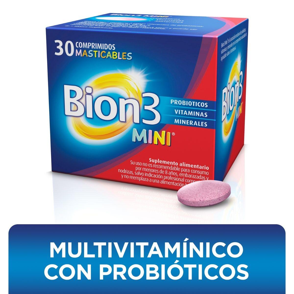 Pack 60 + 30 Bion 3 Mini Comprimidos Masticables-2