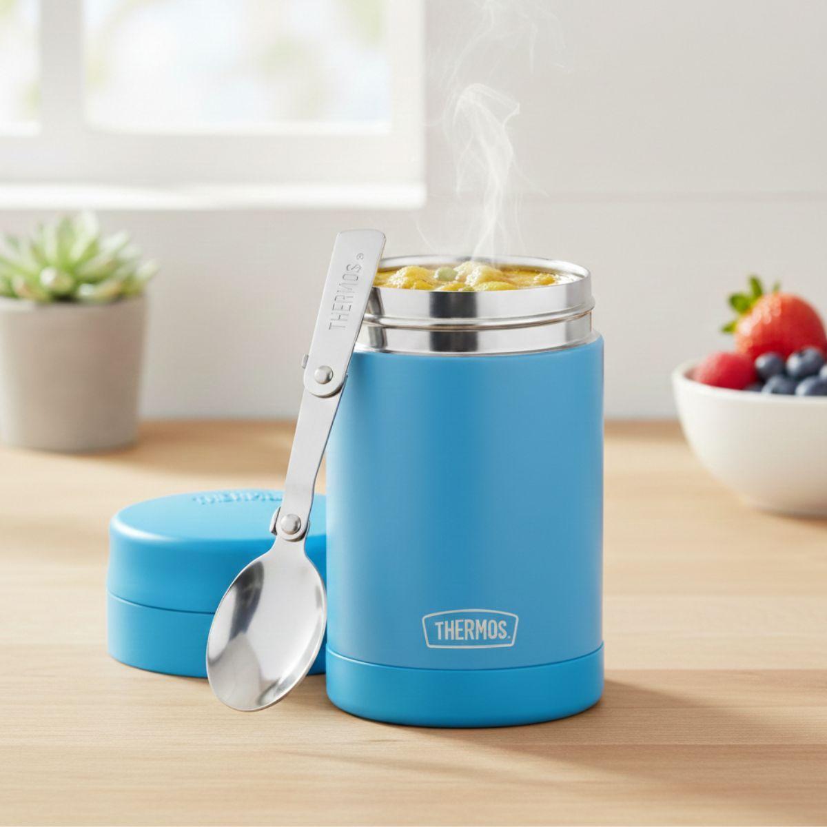 Termo De Comida Acero Inoxidable Funtainer Blue 470ml-2