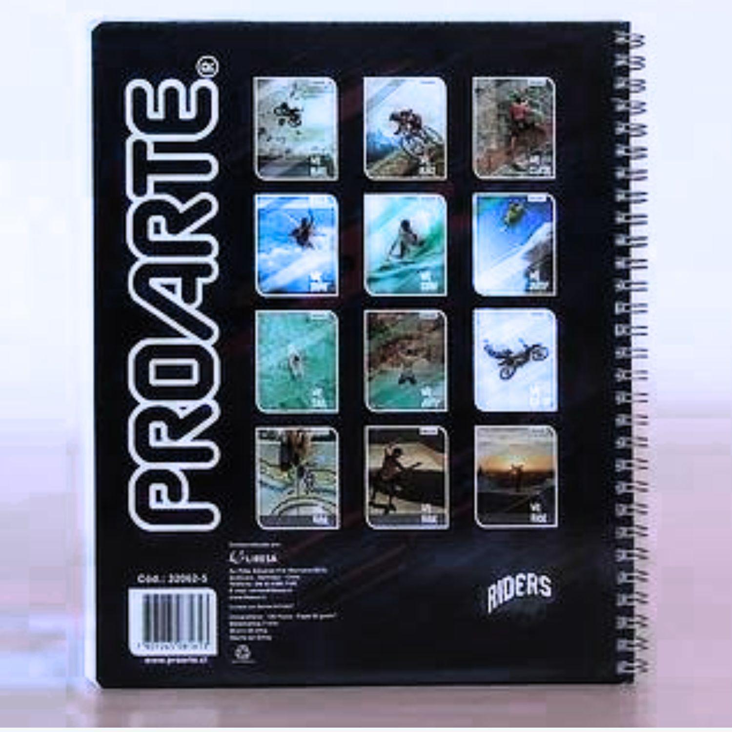 Cuaderno Proarte Universal Rider 100 hj 7mm x10ud-1