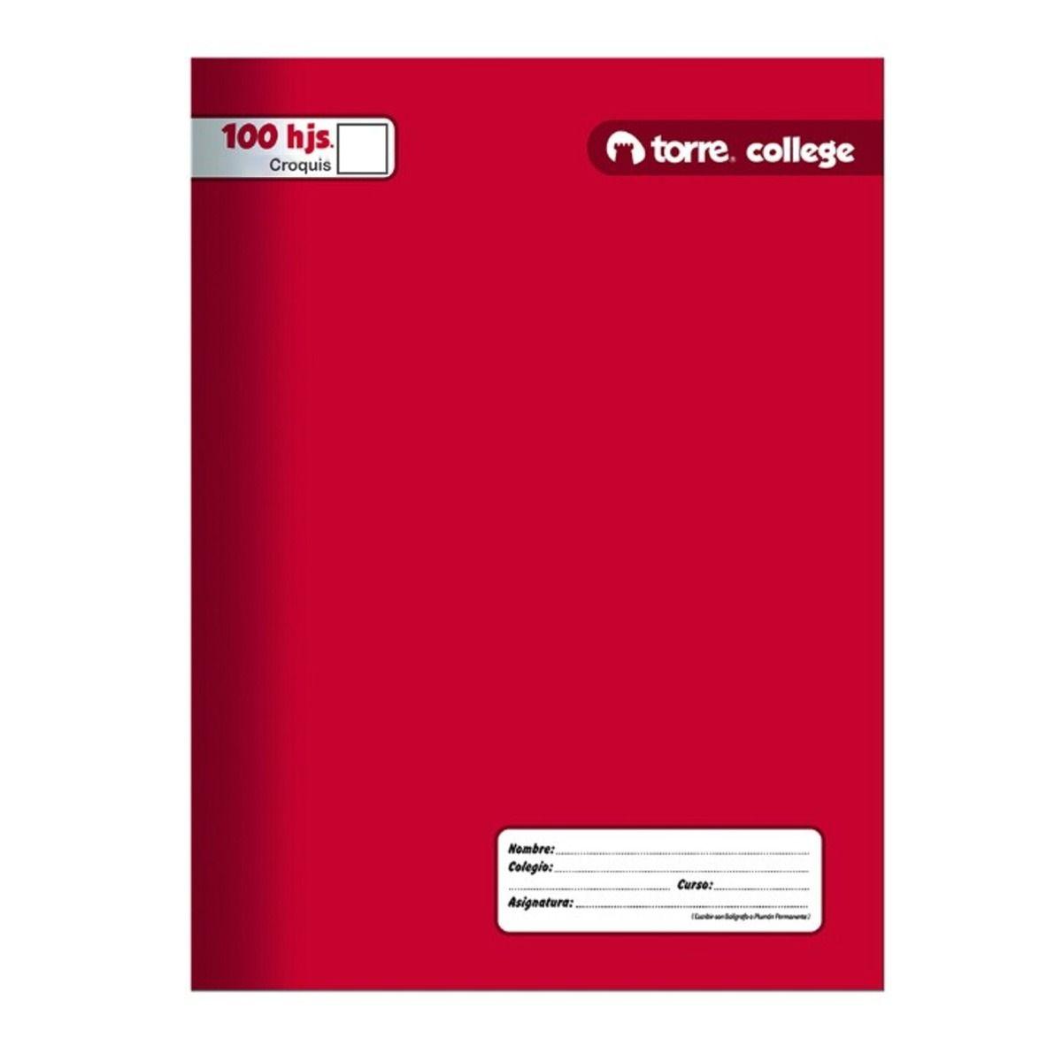 Pack cuadernos collage liso croquis Torre 100H x10ud-5