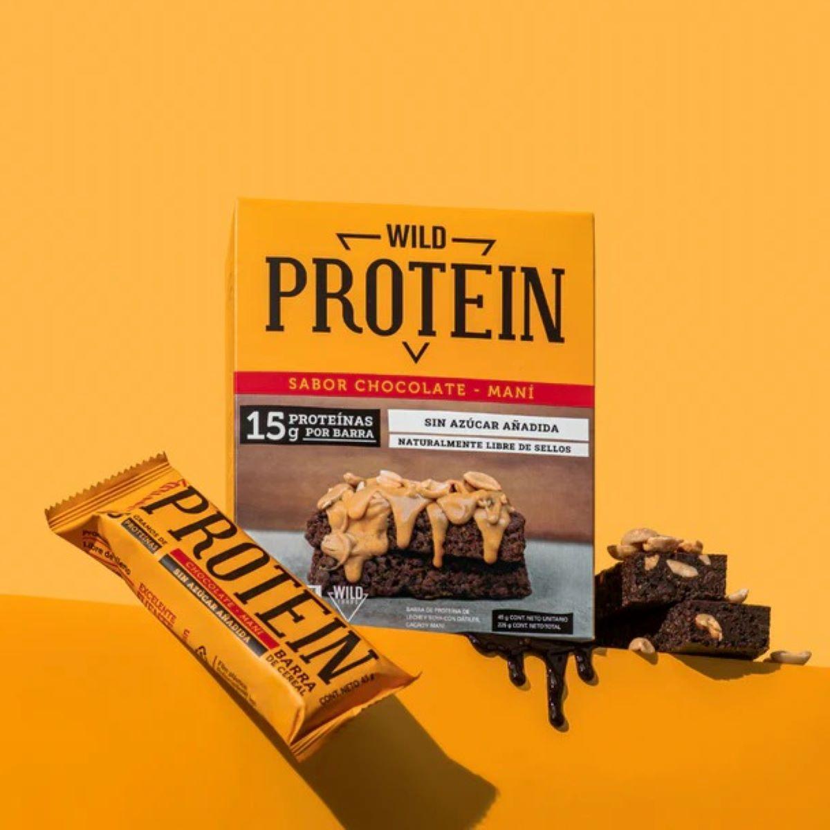 Wild Protein Chocolate Maní 5 Unidades-2