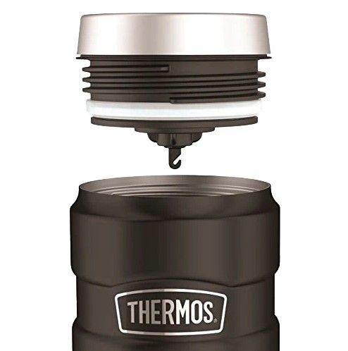 Termo Mug Thermos King 470ml Acero Inoxidable Negro-2