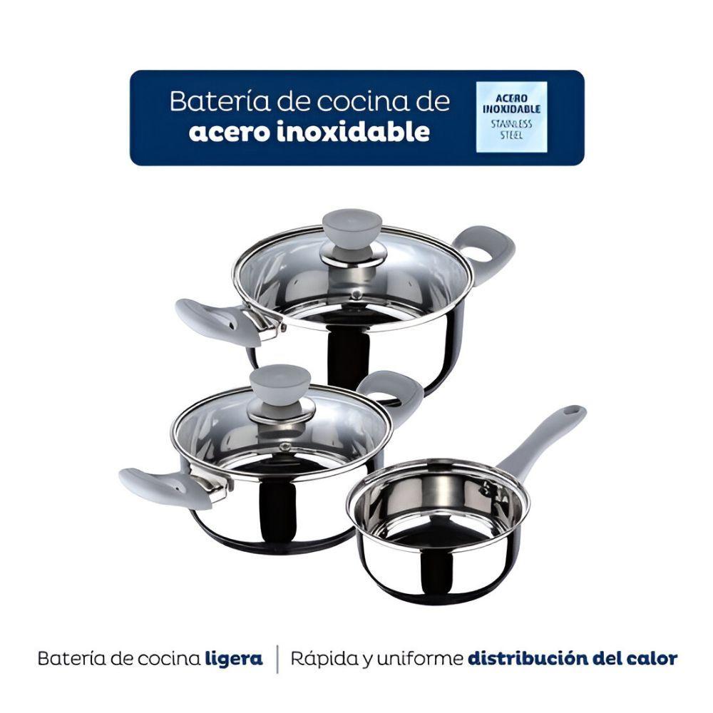 Batería De Cocina Alexia 5 piezas San Ignacio By Bergner-6