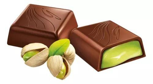 Pack 4 Cajas Bombon Chocolate Goplana 1 Kg Sabor Pistacho-2