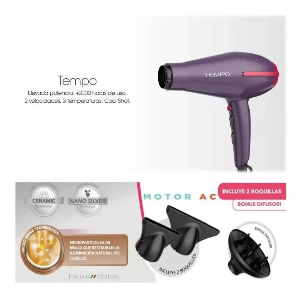 Secador de Pelo Gama Tempo St220 Color Violeta-2