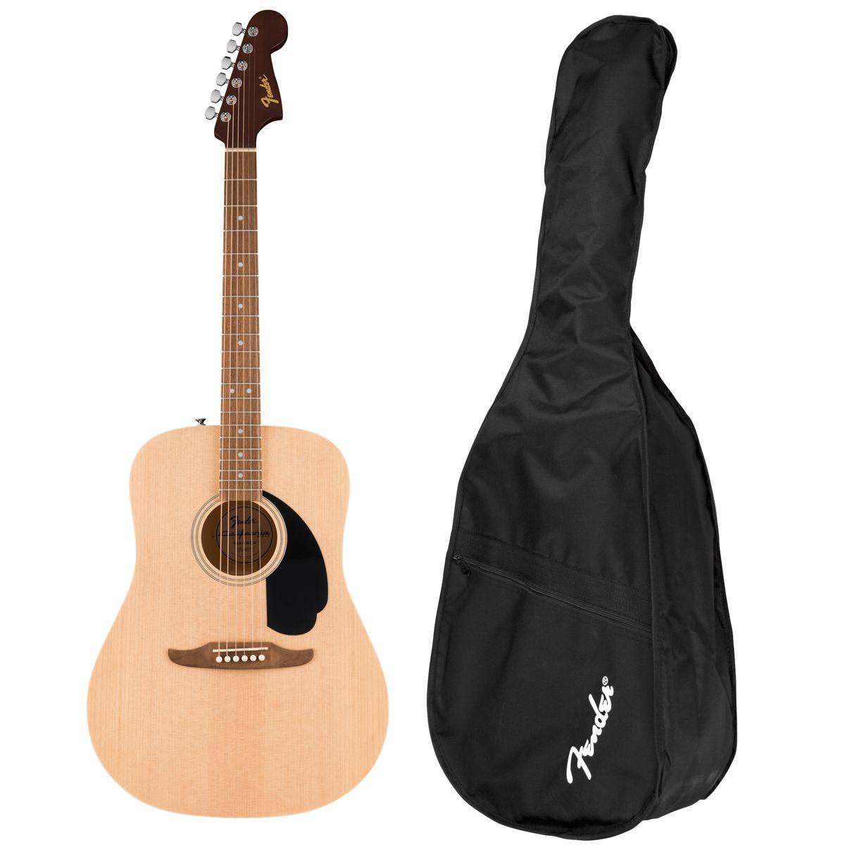 Pack Guitarra Acústica Fender California Debut Natural-4