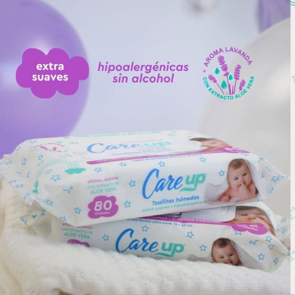 Pack 12x80un Toallas Húmedas Care Up Baby Con Tapa-2
