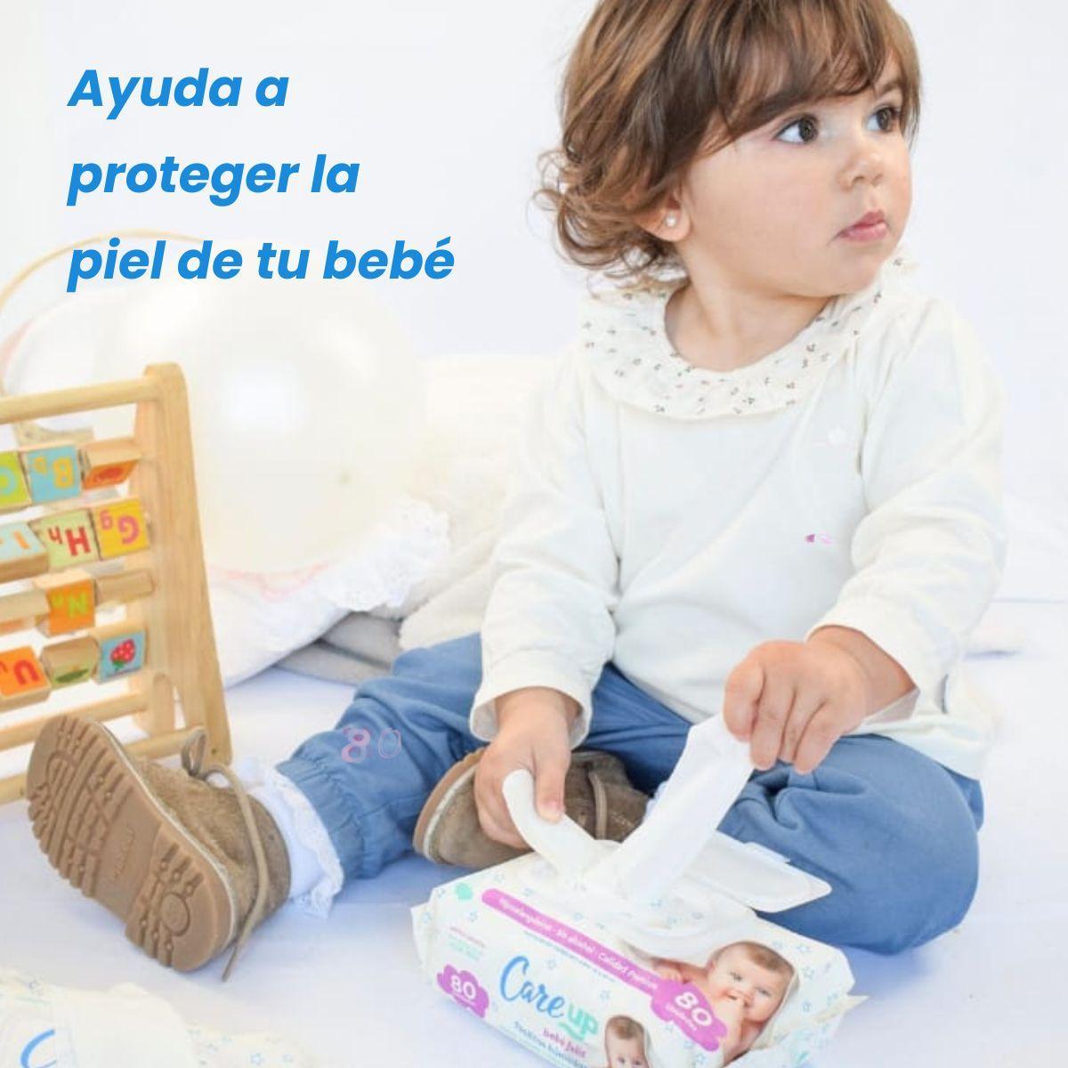 Pack 12x80un Toallas Húmedas Care Up Baby Con Tapa-4