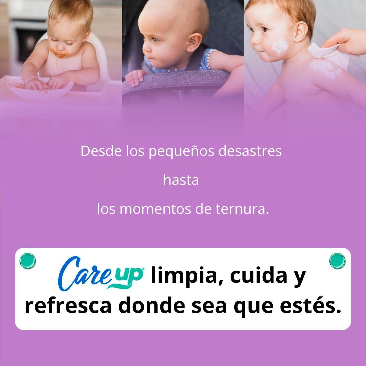 Pack 12x80un Toallas Húmedas Care Up Baby Con Tapa-5