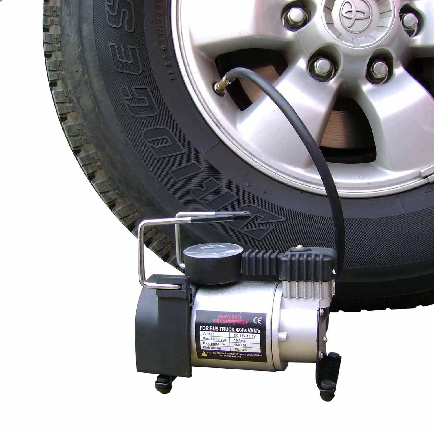 Compresor aire portátil para neumáticos Calgary 150psi 12v-2