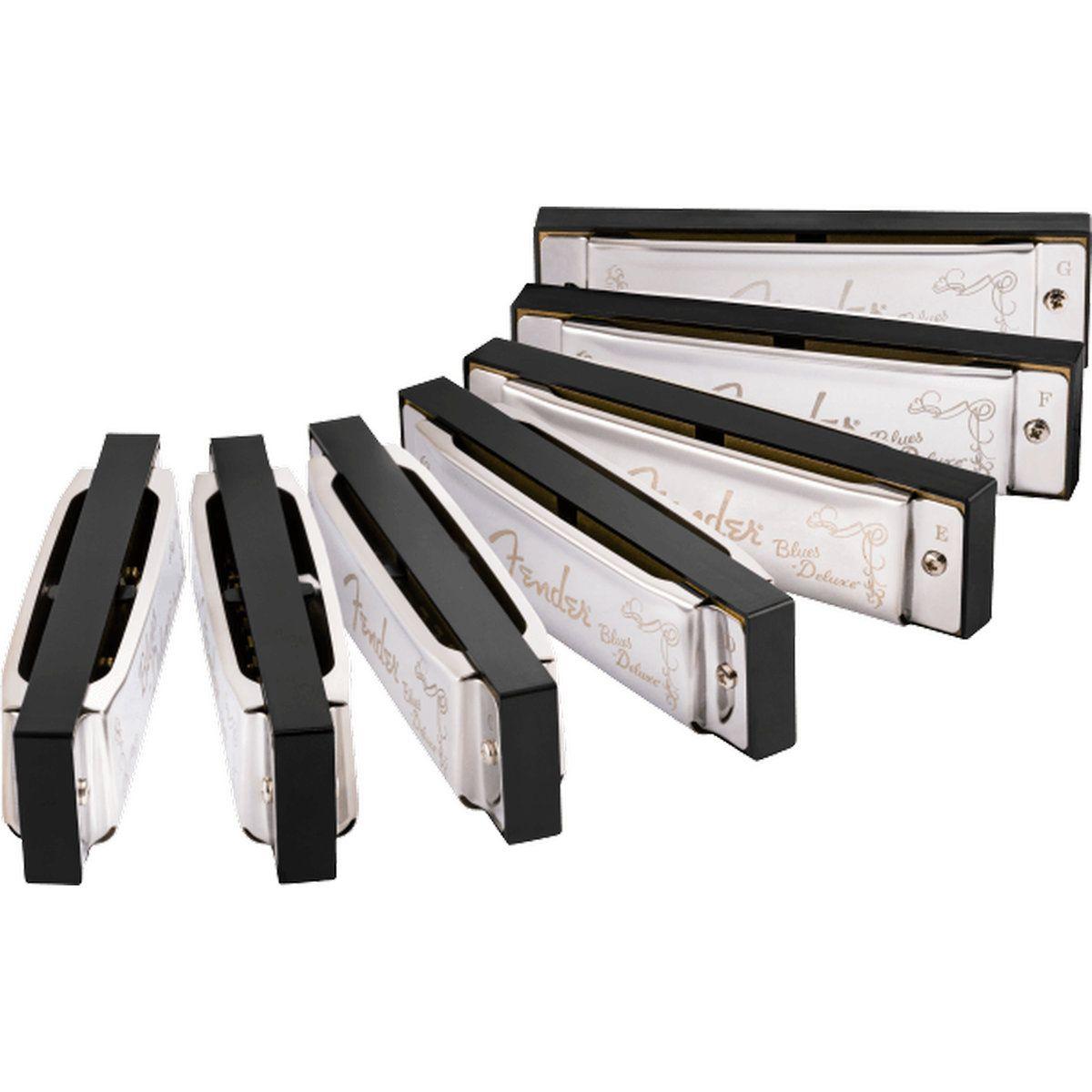 Set de armónicas Fender Blues Deluxe 7 tonalidades-2