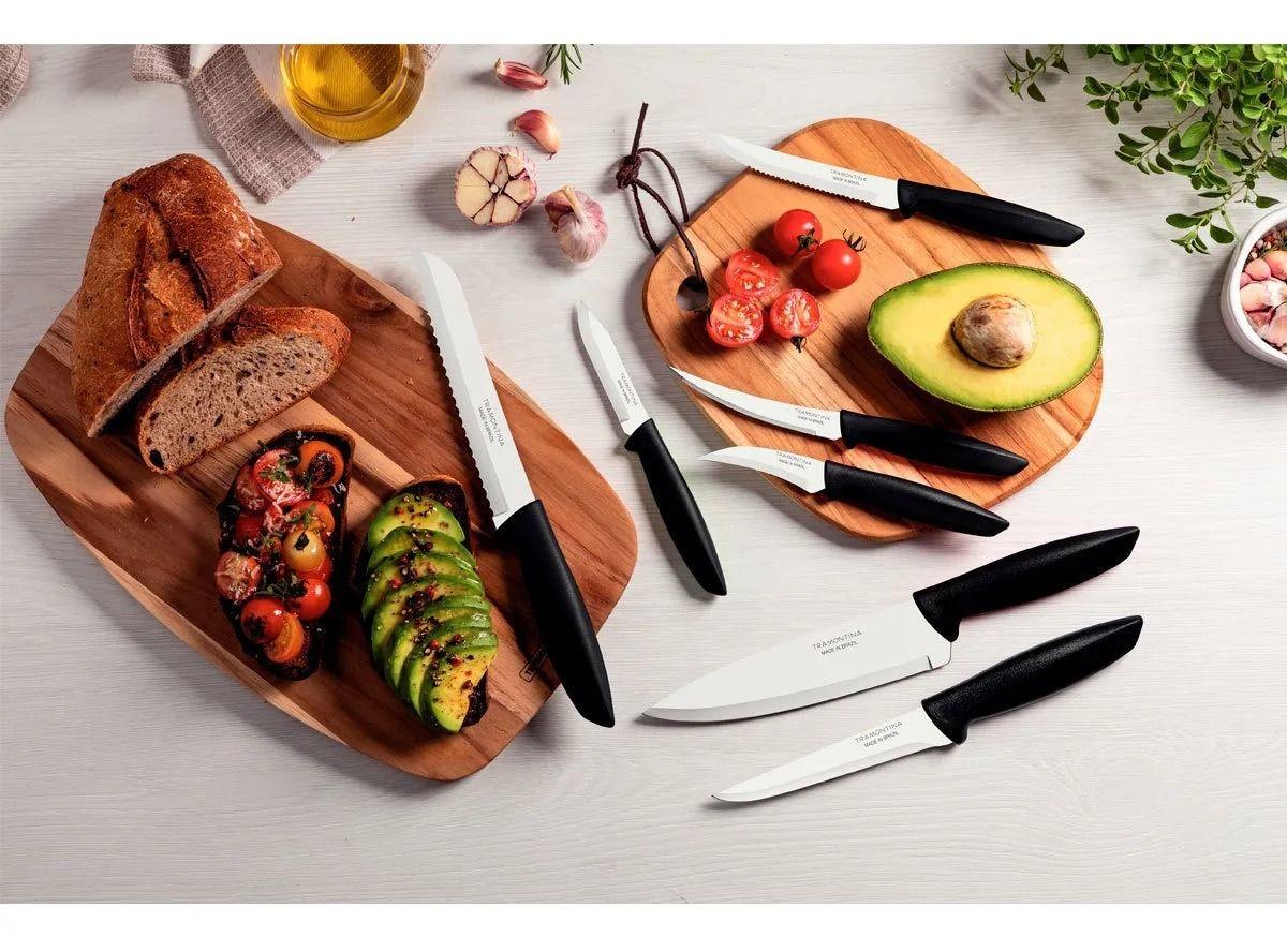 Tramontina Juego De Cuchillos 7 Piezas Plenus Negro-3