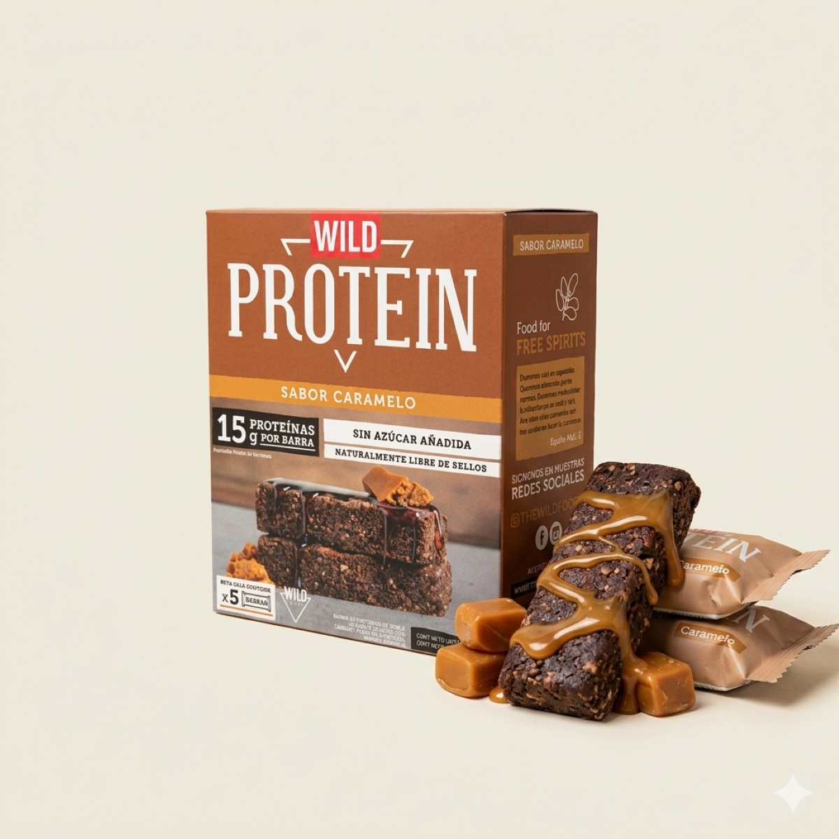 Wild Protein Caramelo 5 Unidades-1