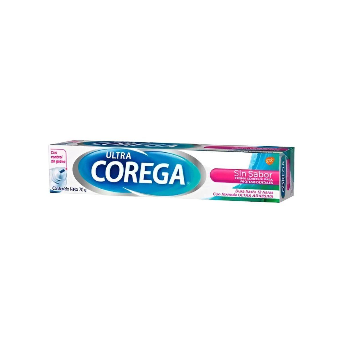 Adhesivo Prótesis Dental Corega Sin Sabor 70gr-0
