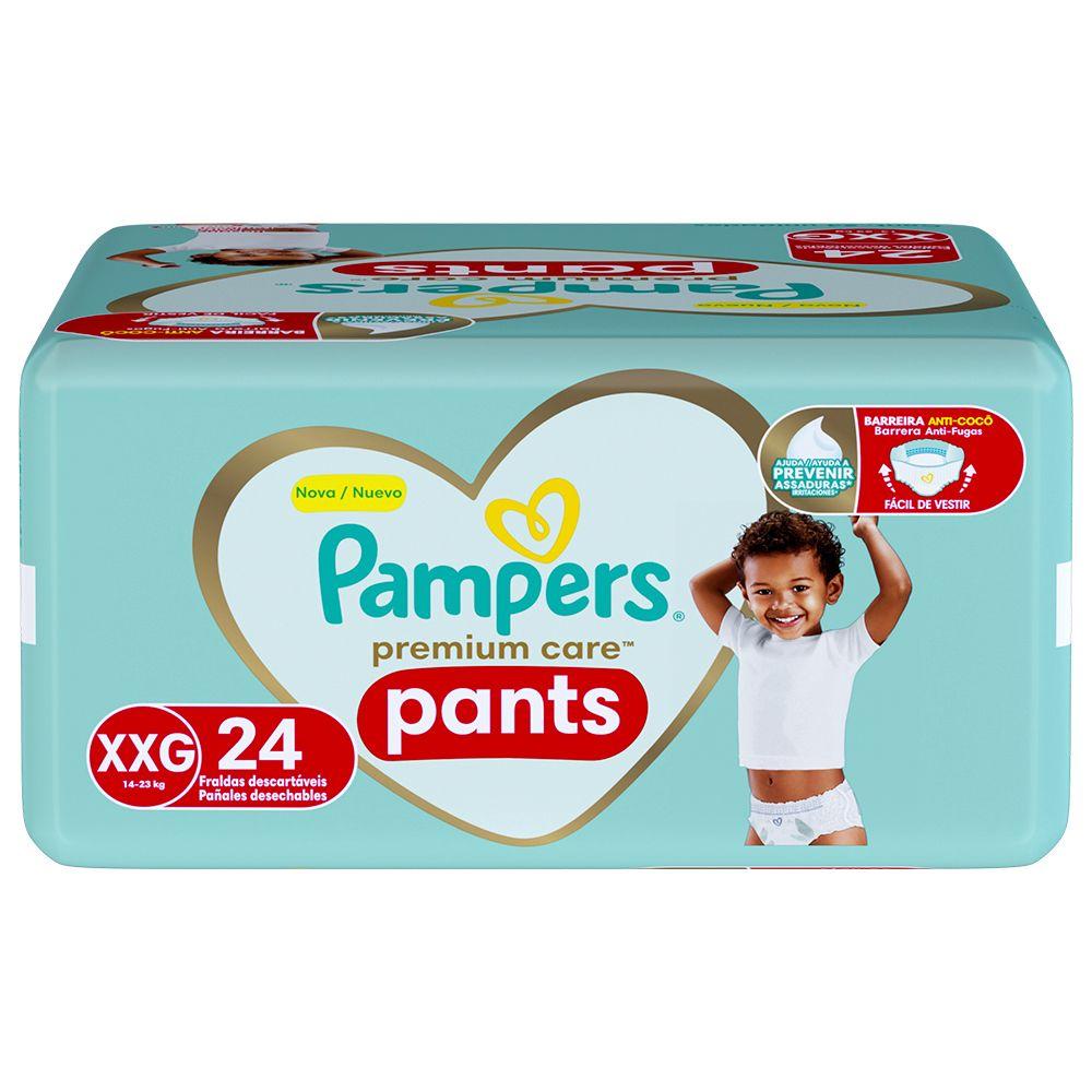 Pañales Pampers Pants Premium Care XXG x24 Un-0