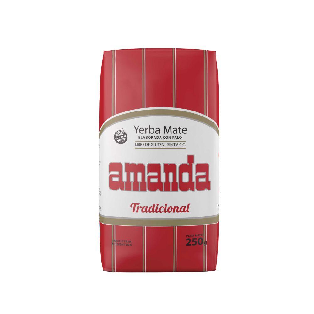 Pack 20 Yerba Mate Amanda Tradicional 250gr-1