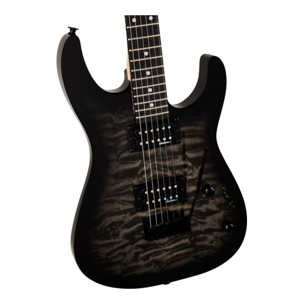 Guitarra Eléctrica Jackson JS Series Dinky Transparent Black-2