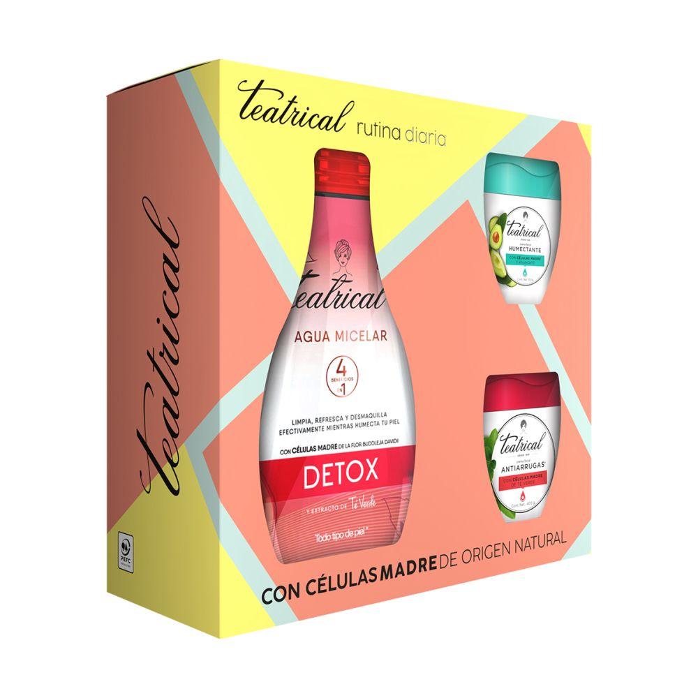 Estuche Teatrical Agua Micelar+ Humectante+ Antiarrugas 100g-1