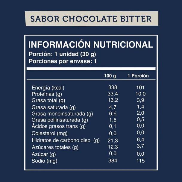Mini Barritas Wild Protein Vegana Chocolate Bitter 24 Un-3