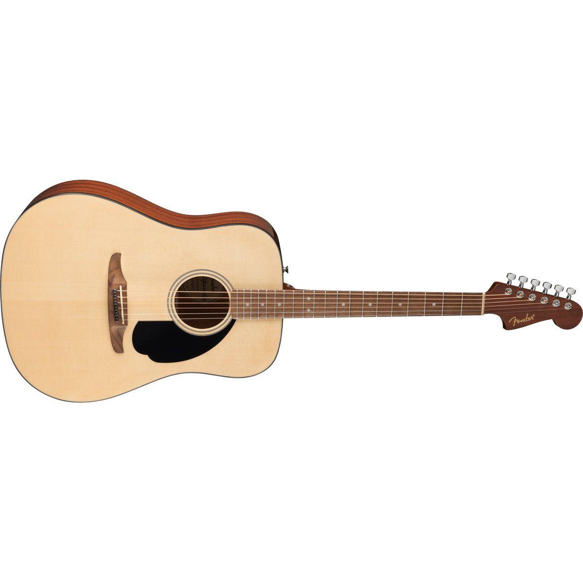 Guitarra Acústica Fender California Standard Redondo Natural-2