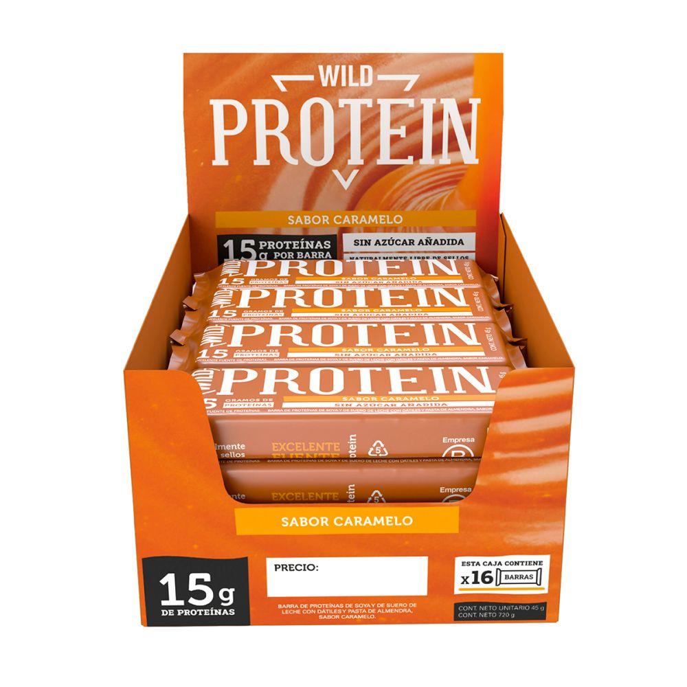 Barritas Wild Protein Caramelo x 16ud-0