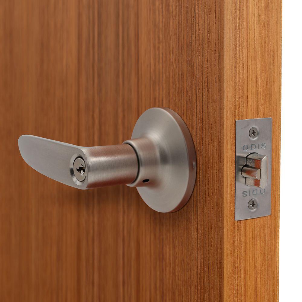 Odis Cerradura Tubular Con Manilla 203 Dormitorio Níquel-6
