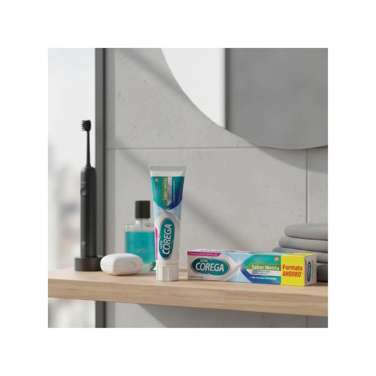 Adhesivo Prótesis Dental Corega Sabor Menta 70gr-4