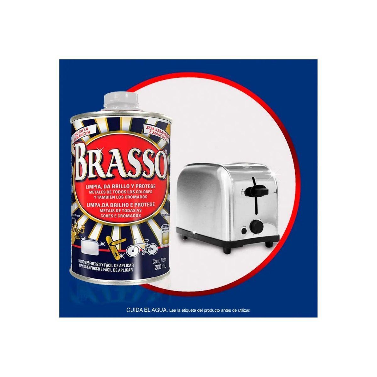 Brasso 200ml Limpieza Y Brillo Profesional Para Metales-4