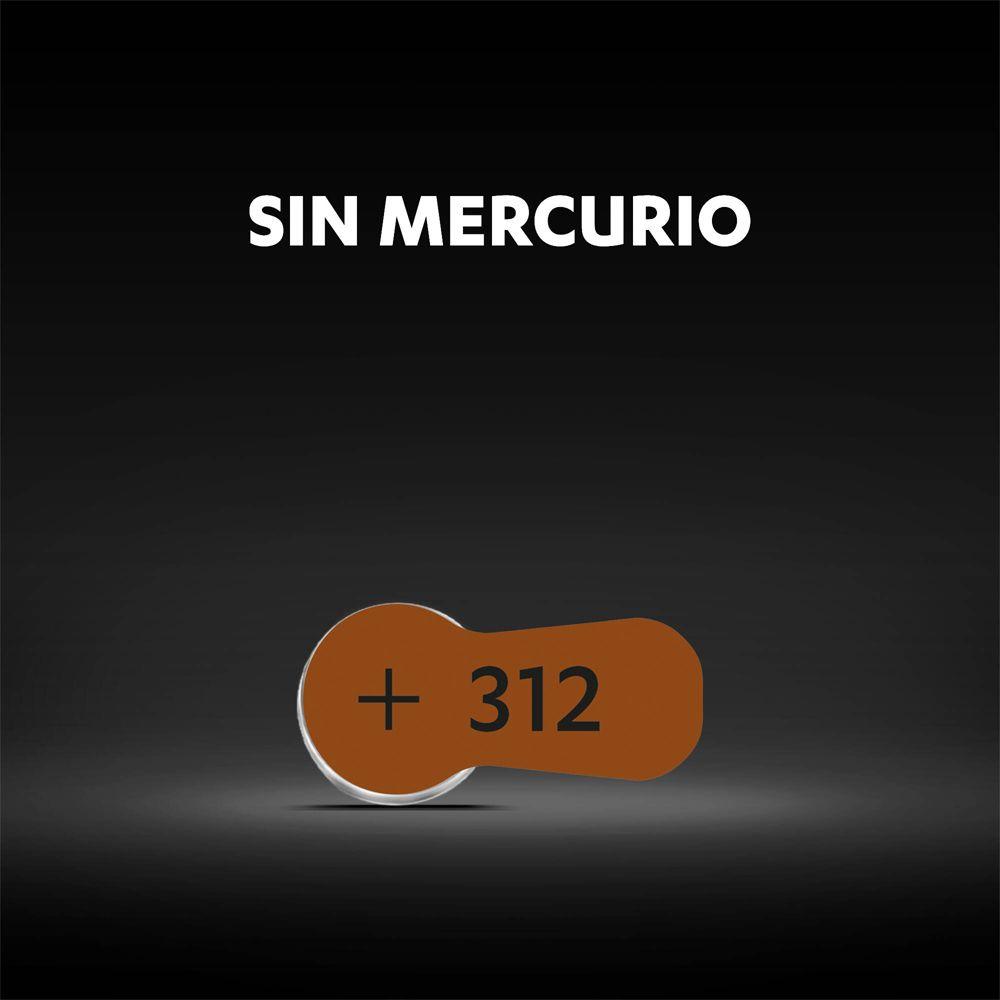 Pack 36 Pilas Duracell audífono tamaño 312-3