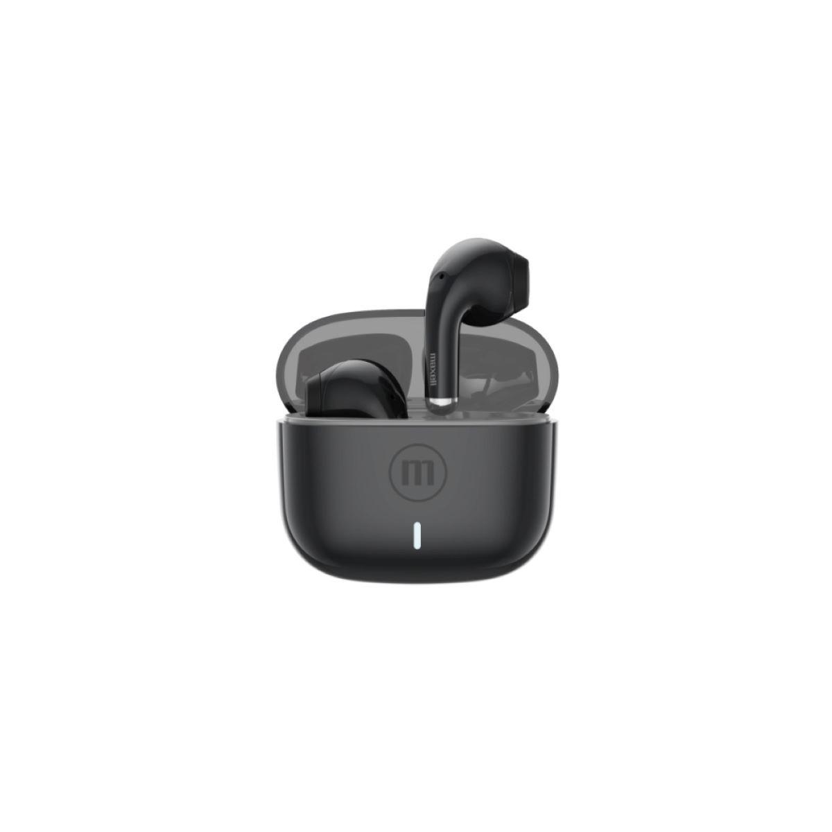 Audífonos Bluetooth Maxell ELIO 12Hrs Negro Y Gris-0