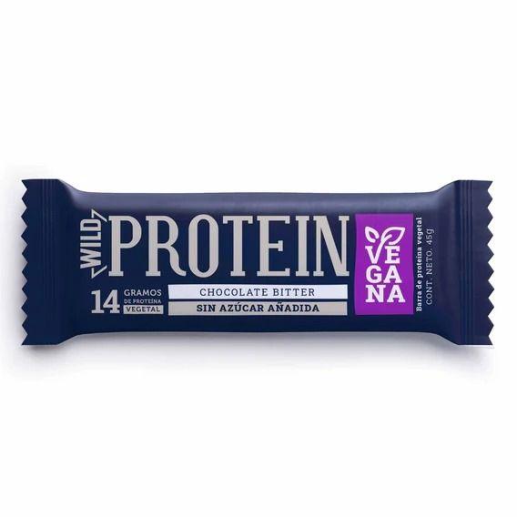 Barritas Wild Protein Vegana Chocolate Bitter 16 Un-1