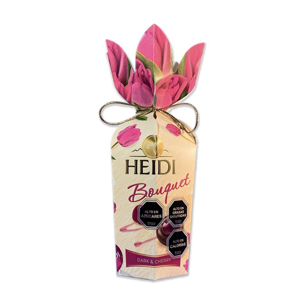 Pack 6 Chocolates Bombón Heidi bouquette Flower surtido120g-1