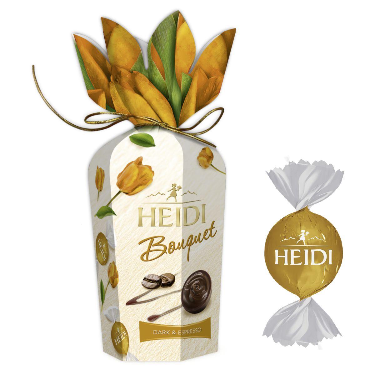 Pack 6 Chocolates Bombón Heidi bouquette Flower surtido120g-5