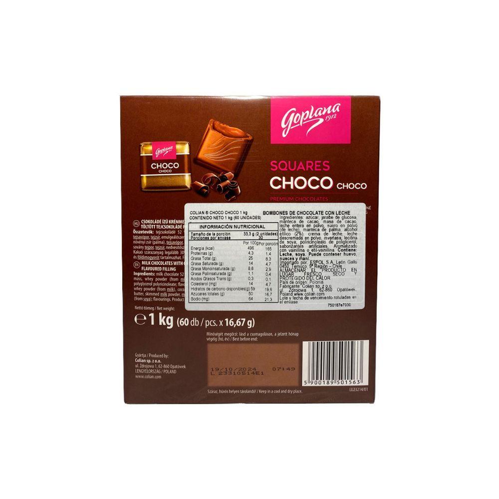 Bombon Chocolate Goplana 1 Kg Sabor Choco Choco-3