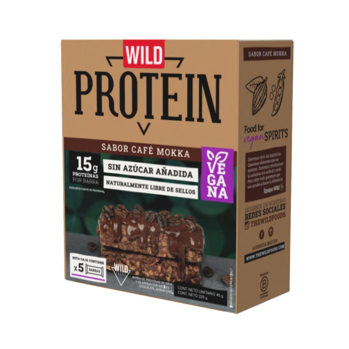 Wild Protein Vegana Mokka 5 Unidades-0