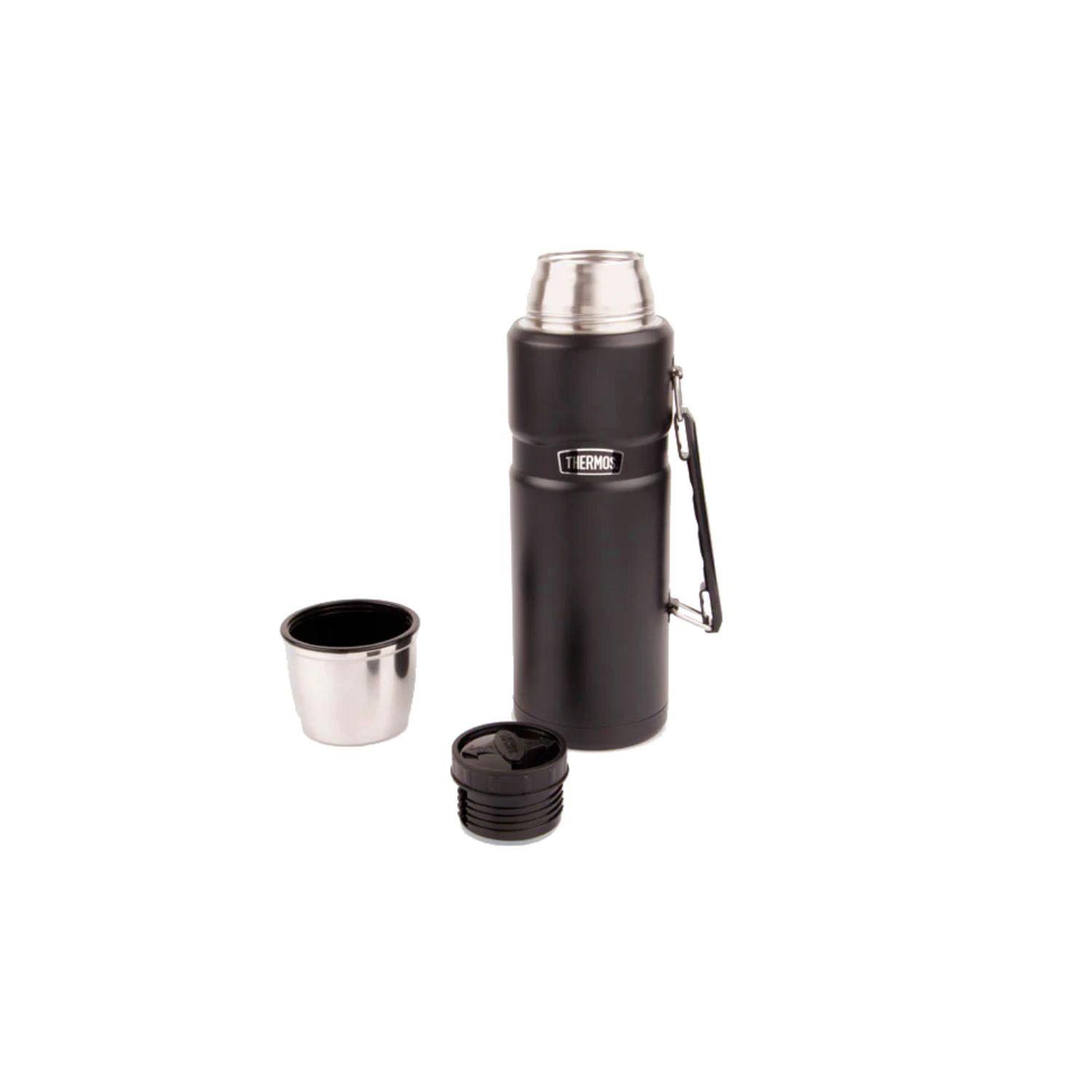 Termo Liquido King Acero Inoxidable Thermos 1,2 Litros Negro-4