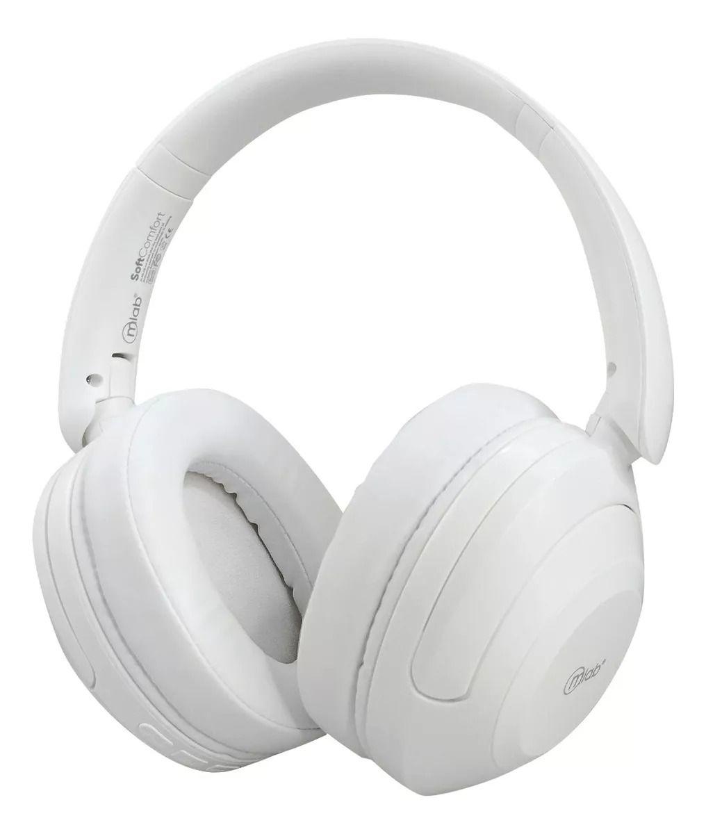 Mlab Audífono Bluetooth Tipo C Soft Comfort Blanco-0