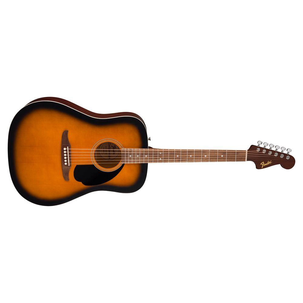 Guitarra Acústica Fender California Redondo Sunburst-1